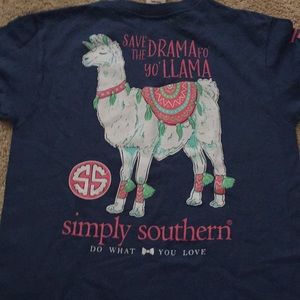 Adorable youth small simply southern shirt